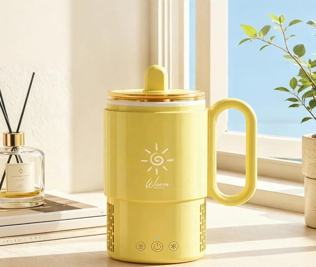 Mini vėsinimo ir šildymo puodelis 450 ml 36 W jutiklinis valdymas