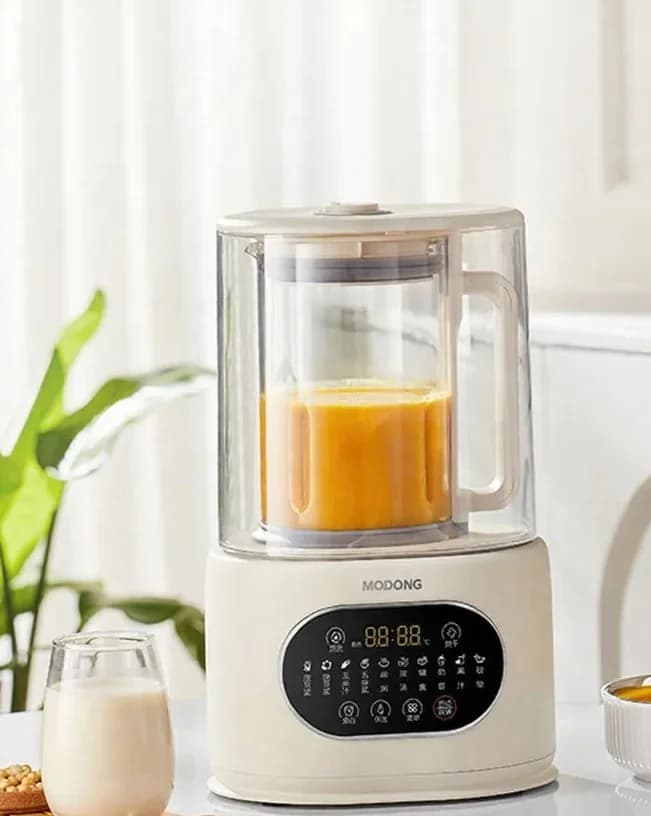 Elektrinis didelio greičio blenderis sojų pieno gamintojas su šildymu