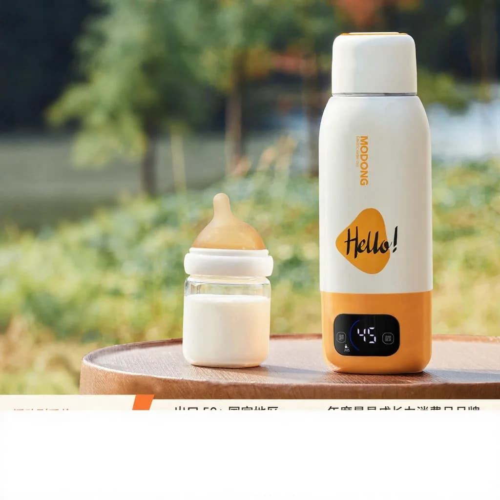 Nešiojamas kūdikių mišinukų šildytuvas, 550 ml, Ultra, maitinamas iš tinklo + belaidis šildymas