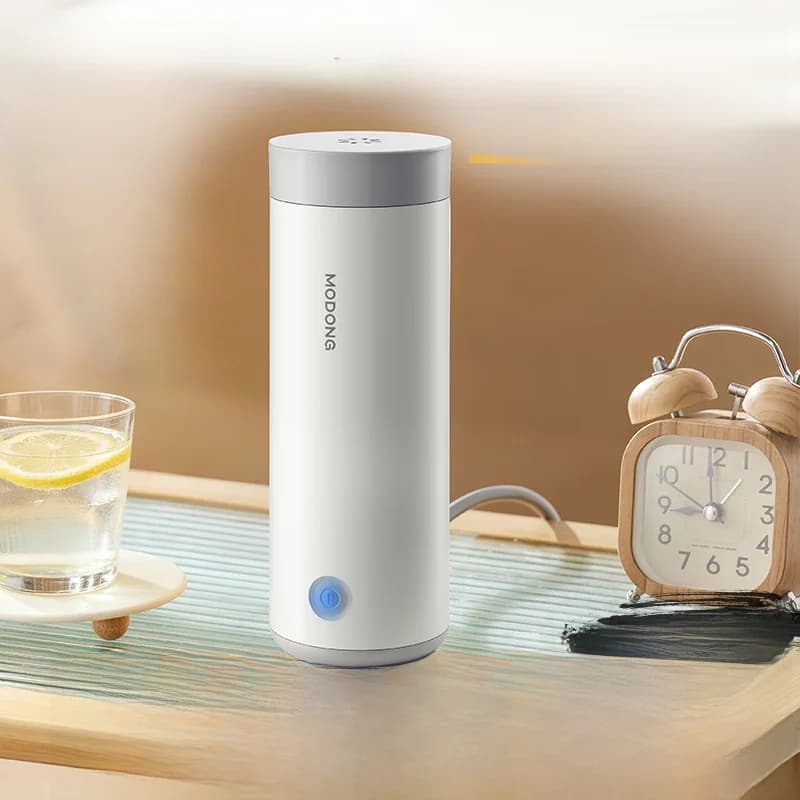 Nešiojamas elektrinis kaitinimo vandens puodelis 304 vidus 300ml