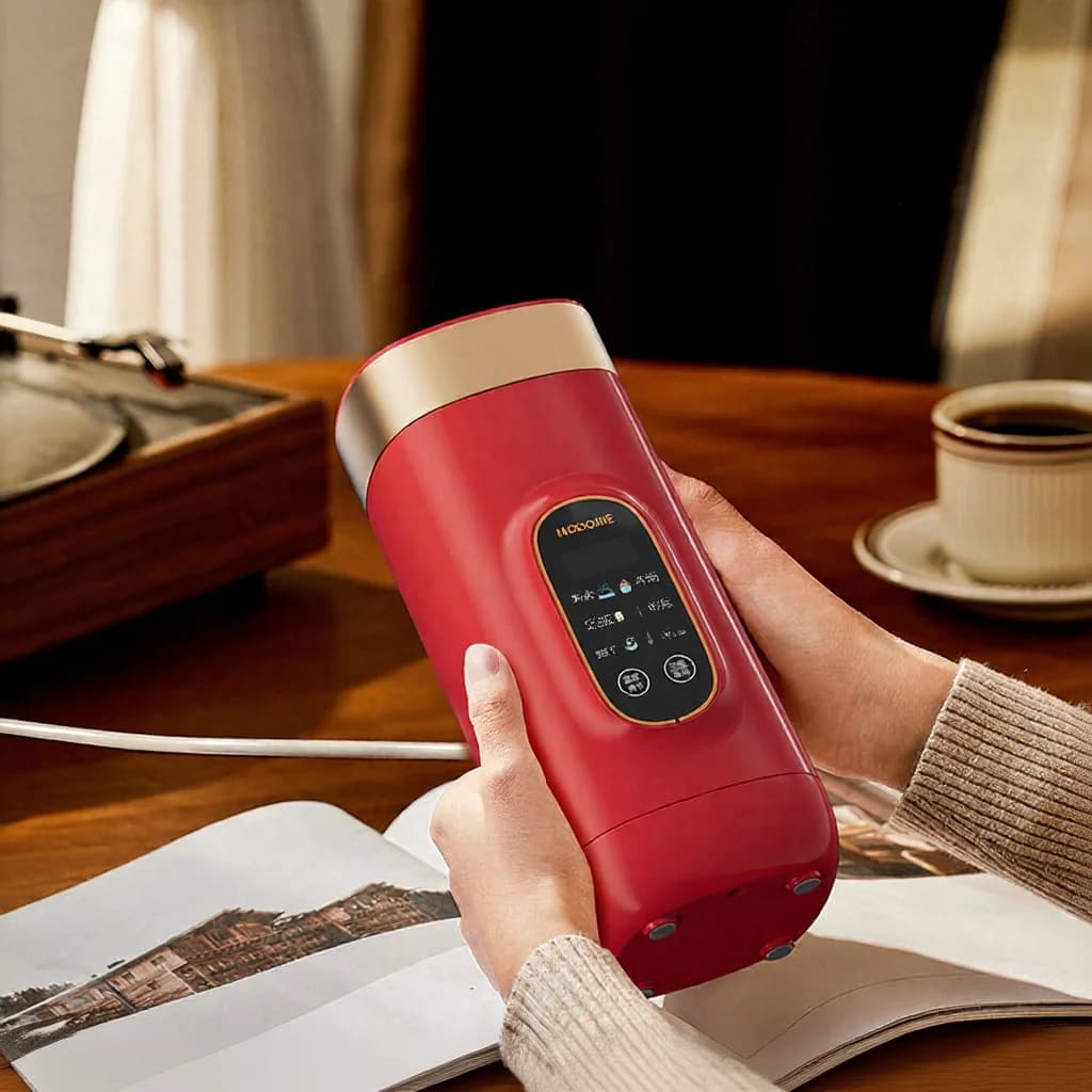 Nešiojamas elektrinis kaitinimo vandens puodelis 650ml 304 vidus 220V