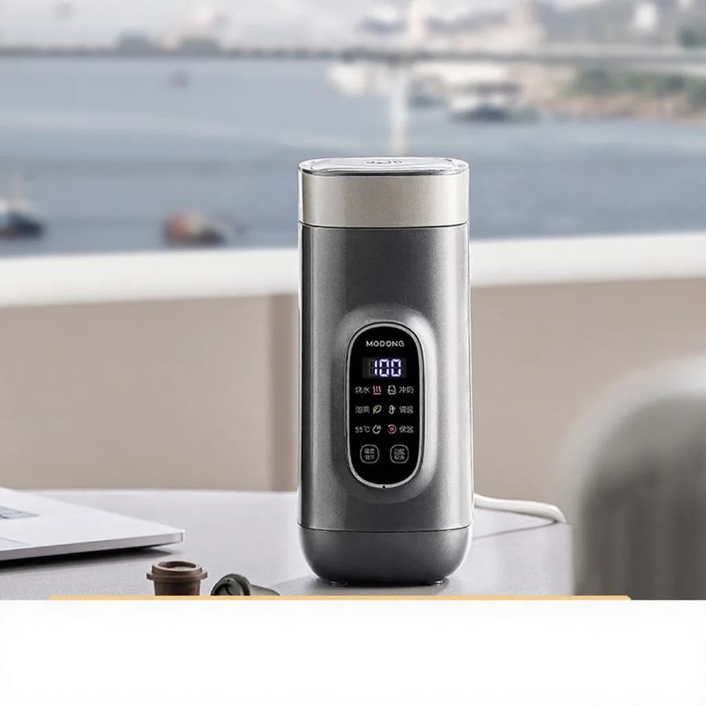 Titaninis elektrinis kelioninis vandens šildymo puodelis, 650ml, 220V