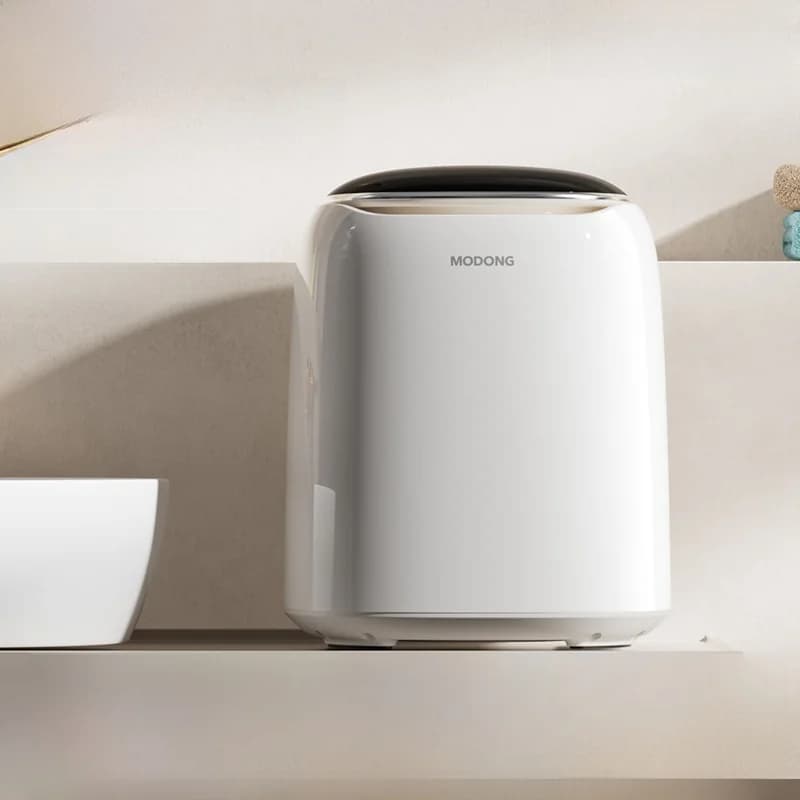 Mini automatinė skalbimo mašina apatiniam trikotažui ir kojinėms, skalbimo-džiovinimo kombi