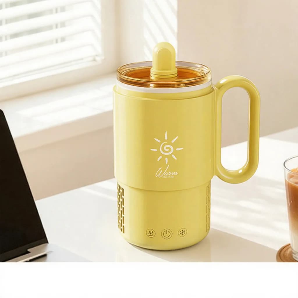 Nešiojamas šildymo ir vėsinimo puodelis, 450 ml, 36 W, jutiklinis valdymas