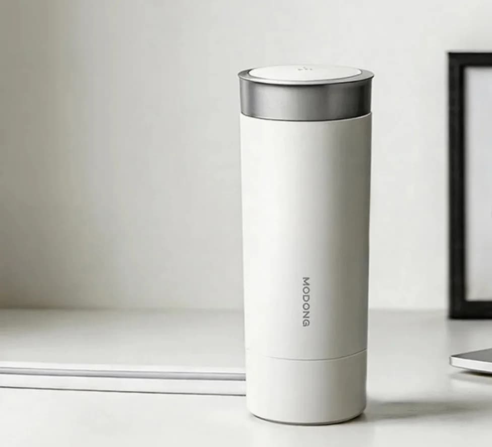 Nešiojamas elektrinis vandens šildymo puodelis 350ml 316L nerūdijantis plienas