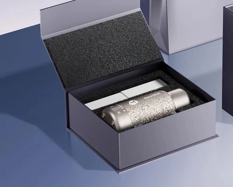 Nešiojamas titano elektrinis kaitinimo puodelis, 1L, dviguba galia, šiltas