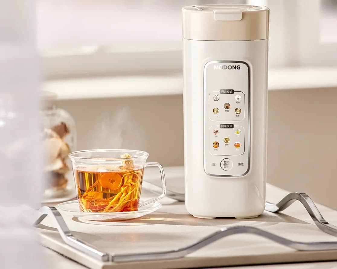 Nešiojamas elektrinis vandens šildymo puodelis su filtru, 220V