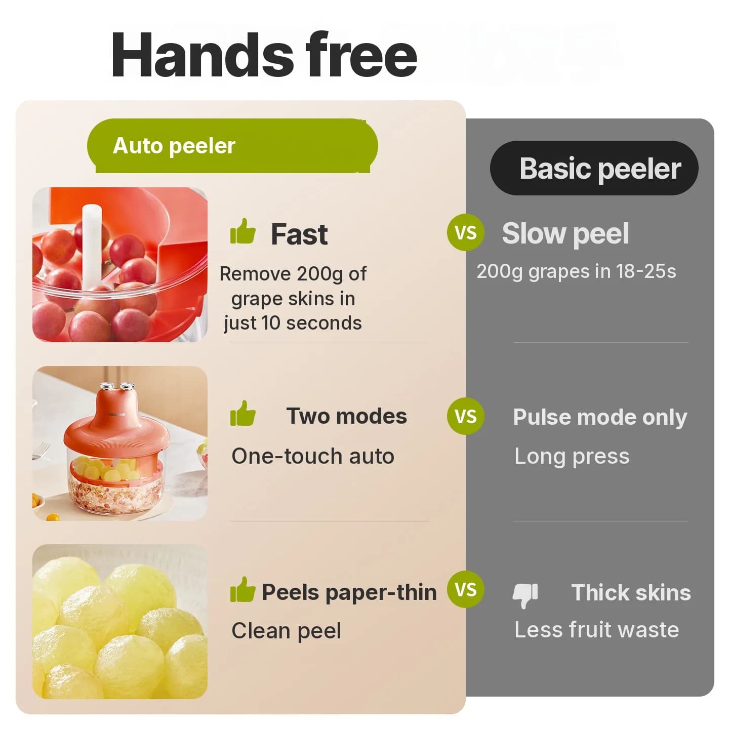 Automatinis vaisių skustukas ir česnako luobelės nuėmėjas