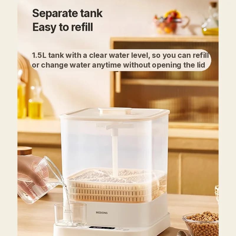 Elektrinis daigyklis namams, 1,5 l, 20 W, 3 sluoksnių