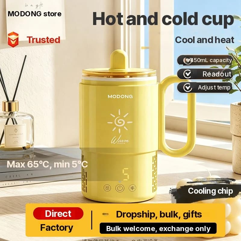Mini aušinimo ir kaitinimo puodelis 450mL 36W Touch Control