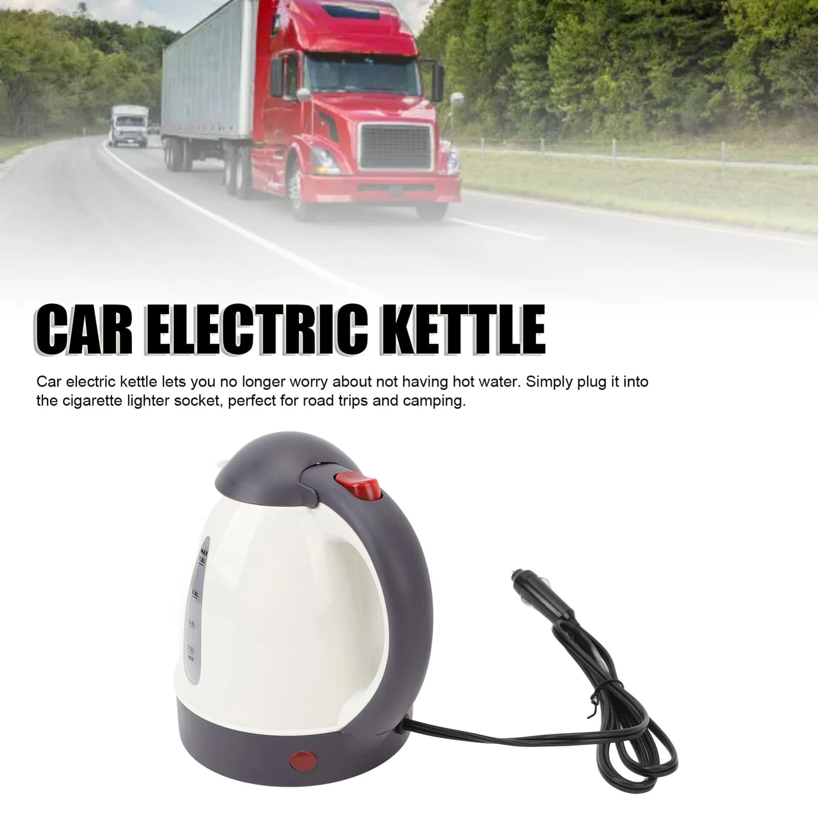 1L 12V/24V automobilinis elektrinis virdulys
