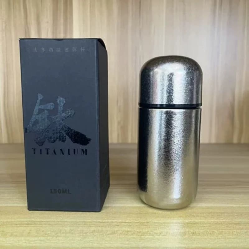 150ml gryno titano kišeninė gertuvė