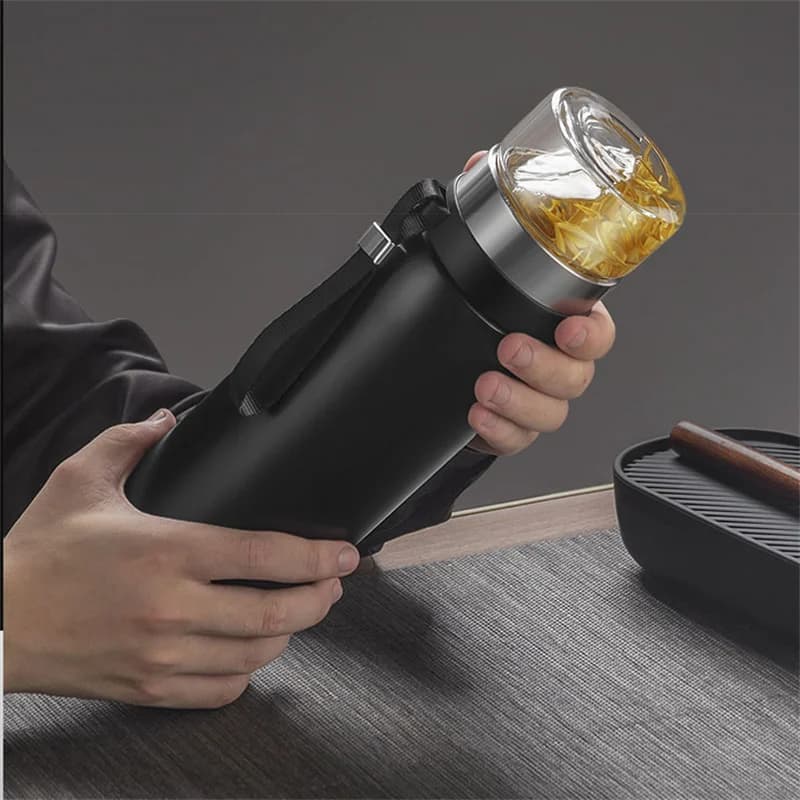 750ml/1100ml arbatos sietelio termosas