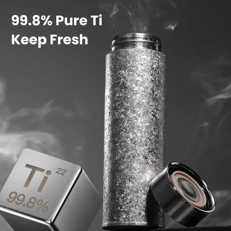500ml gryno titano termo puodelis